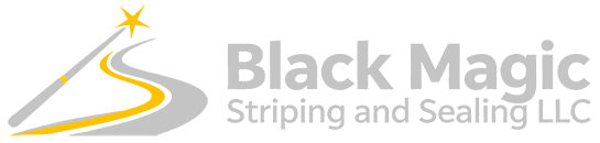 Black Magic Striping and Sealing Logo